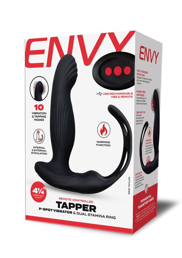 Tapper | Remote-Controlled P-Spot Vibrator & Dual Stamina Ring