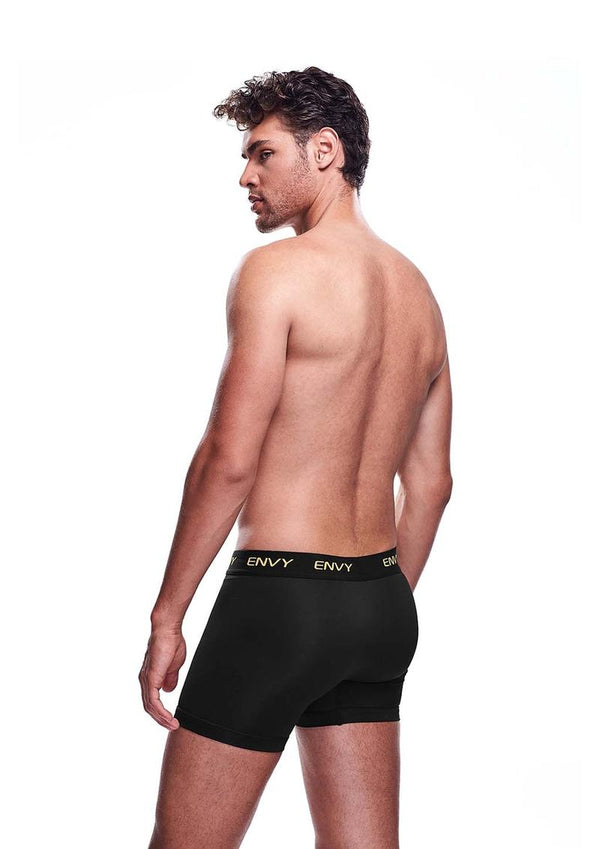 Envy Mesh Long Boxer - Black - Large - Medium