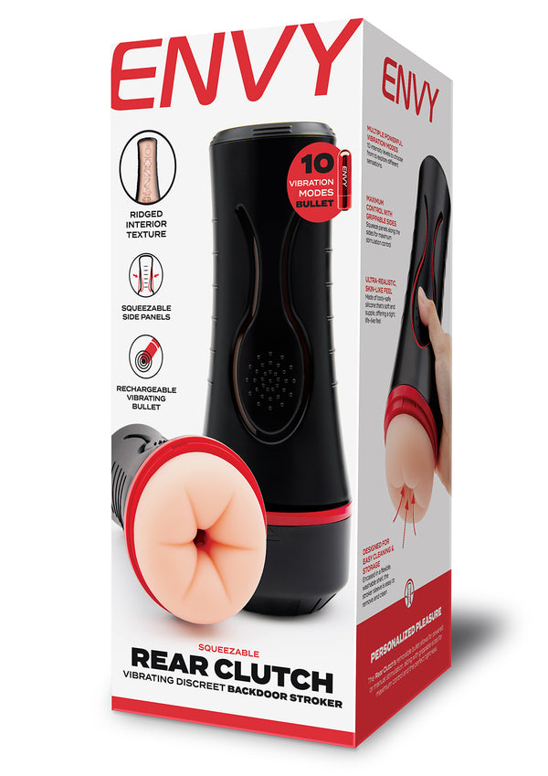 Rear Clutch | Squeezable Vibrating Discreet Backdoor Stroker