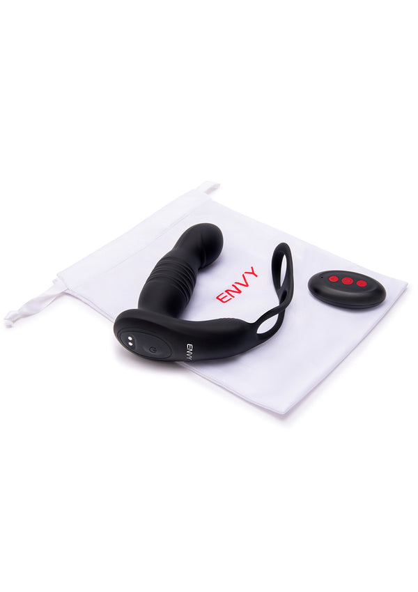 Thruster | Remote-Controlled P-Spot Vibrator & Dual Stamina Ring Envy Menswear Thruster | Remote-Controlled P-Spot Vibrator & Dual Stamina Ring Envy Menswear