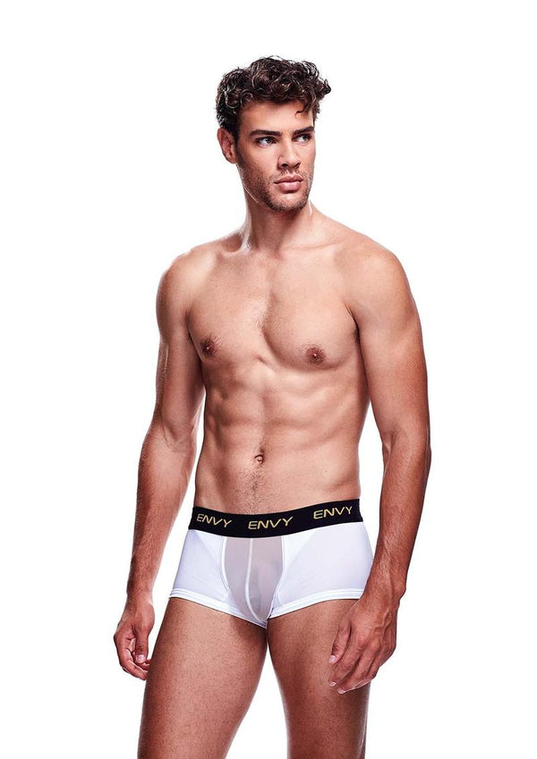 Envy Mesh Short Boxer - White - Small