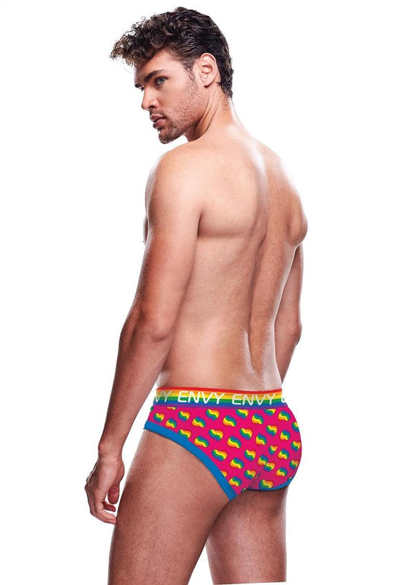 Rainbow Hearts Brief - Small