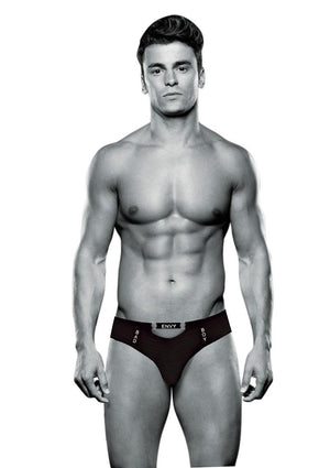 Envy Bad Boy Thong - White - Medium/Small