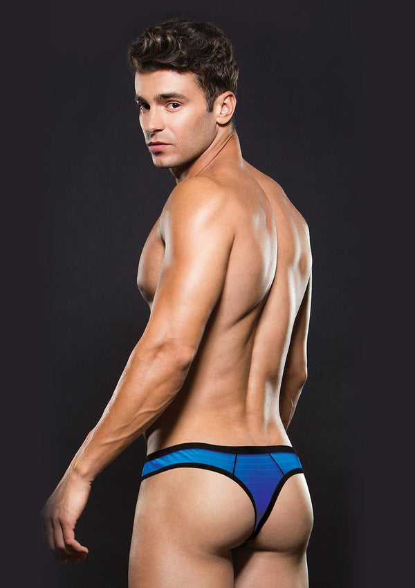 Envy Express Yourself Thong - Blue - Medium/Small