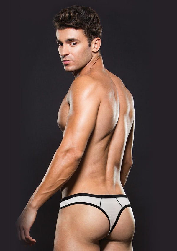 Envy Express Yourself Thong - White - Medium/Small
