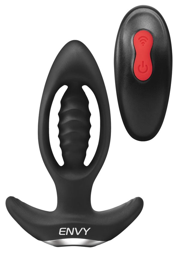 Envy Remote Vibrating Expander Plug - Black