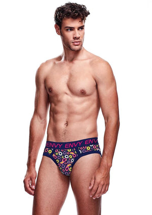Unicorn and Donuts Brief - Blue - Medium/Small